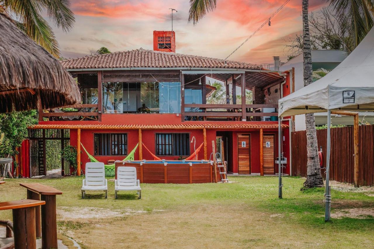 Casa De Frente Para A Praia - Arraial D' Ajuda 塞古罗港 外观 照片