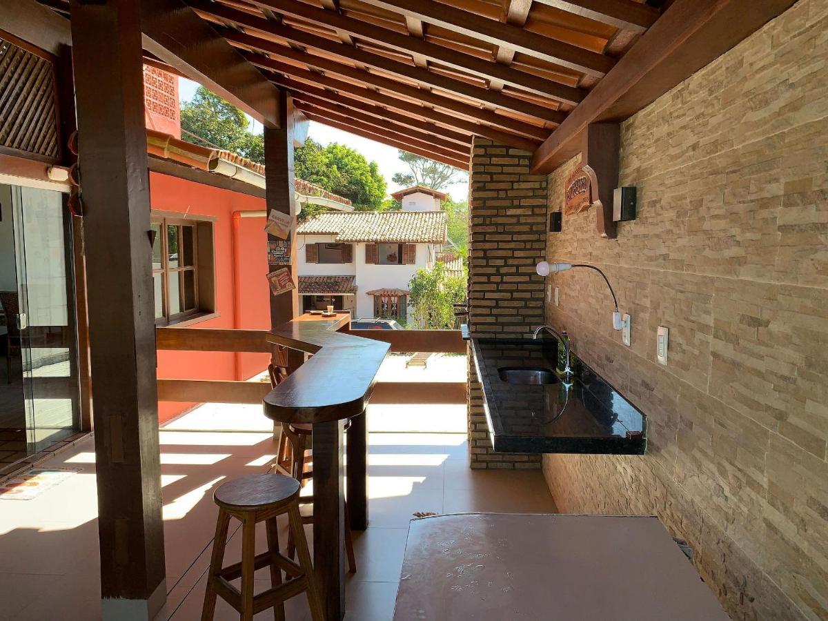 Casa De Frente Para A Praia - Arraial D' Ajuda 塞古罗港 外观 照片