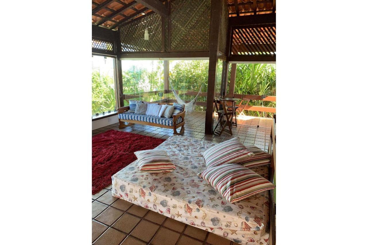 Casa De Frente Para A Praia - Arraial D' Ajuda 塞古罗港 外观 照片