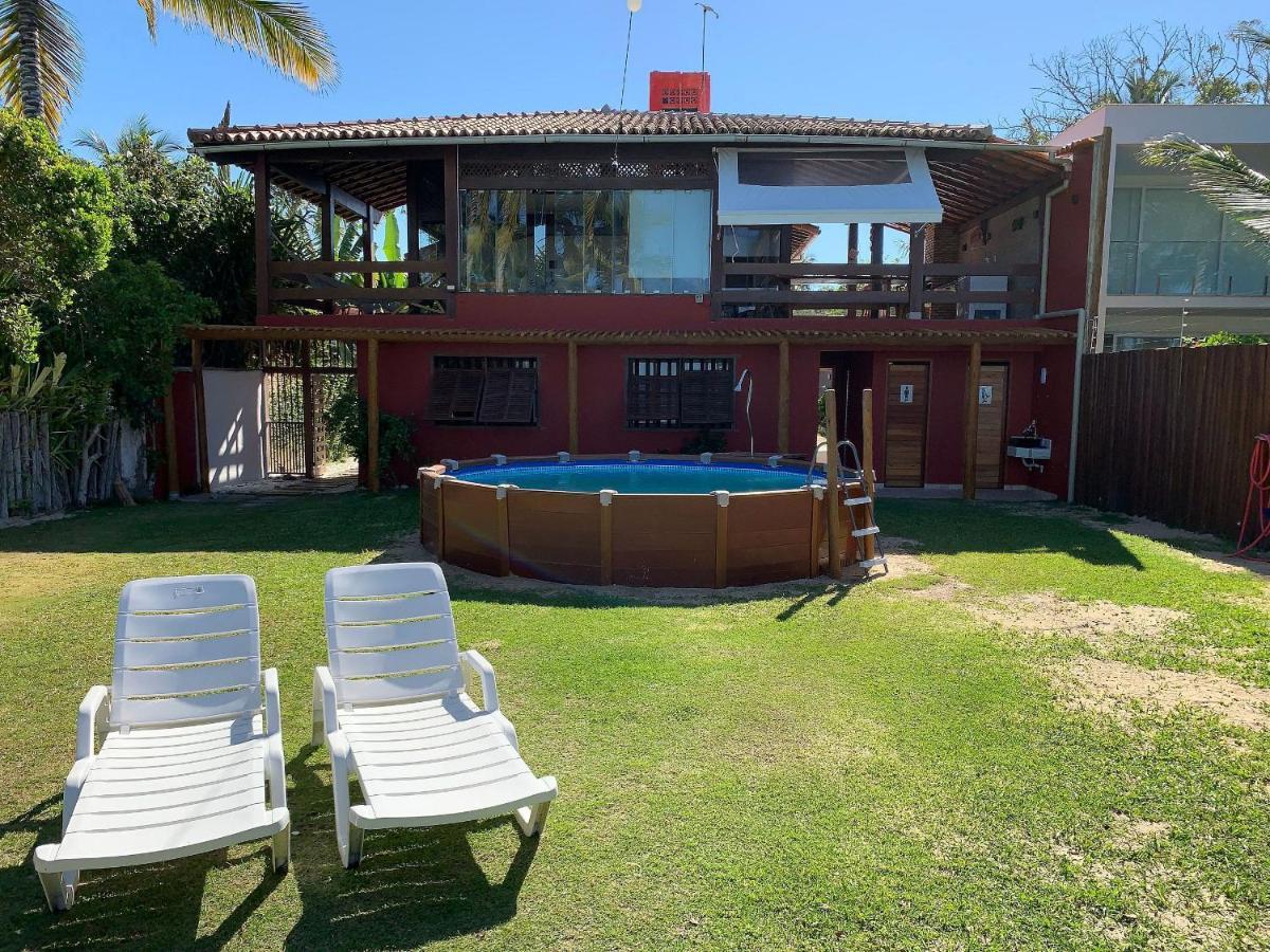 Casa De Frente Para A Praia - Arraial D' Ajuda 塞古罗港 外观 照片