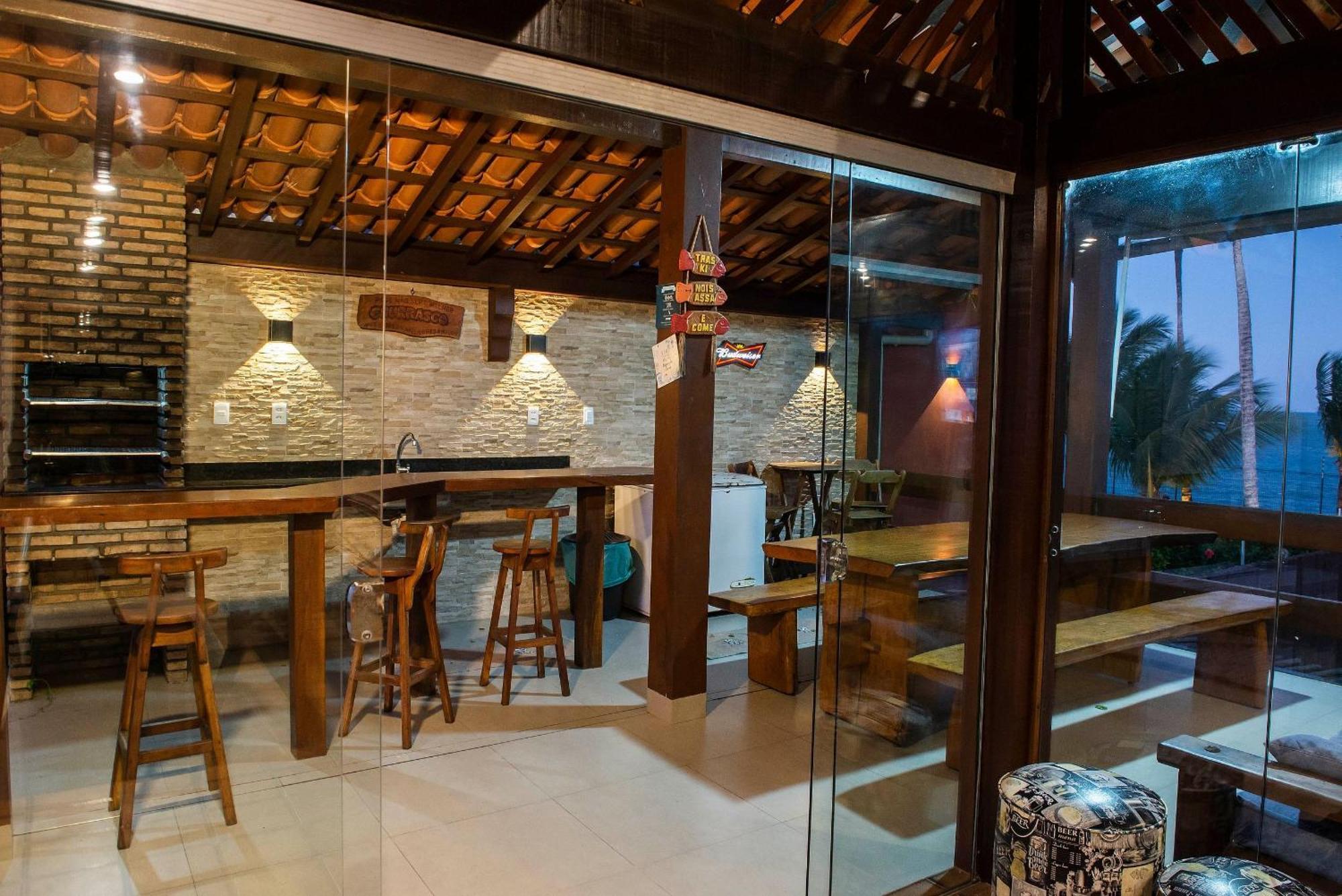 Casa De Frente Para A Praia - Arraial D' Ajuda 塞古罗港 外观 照片