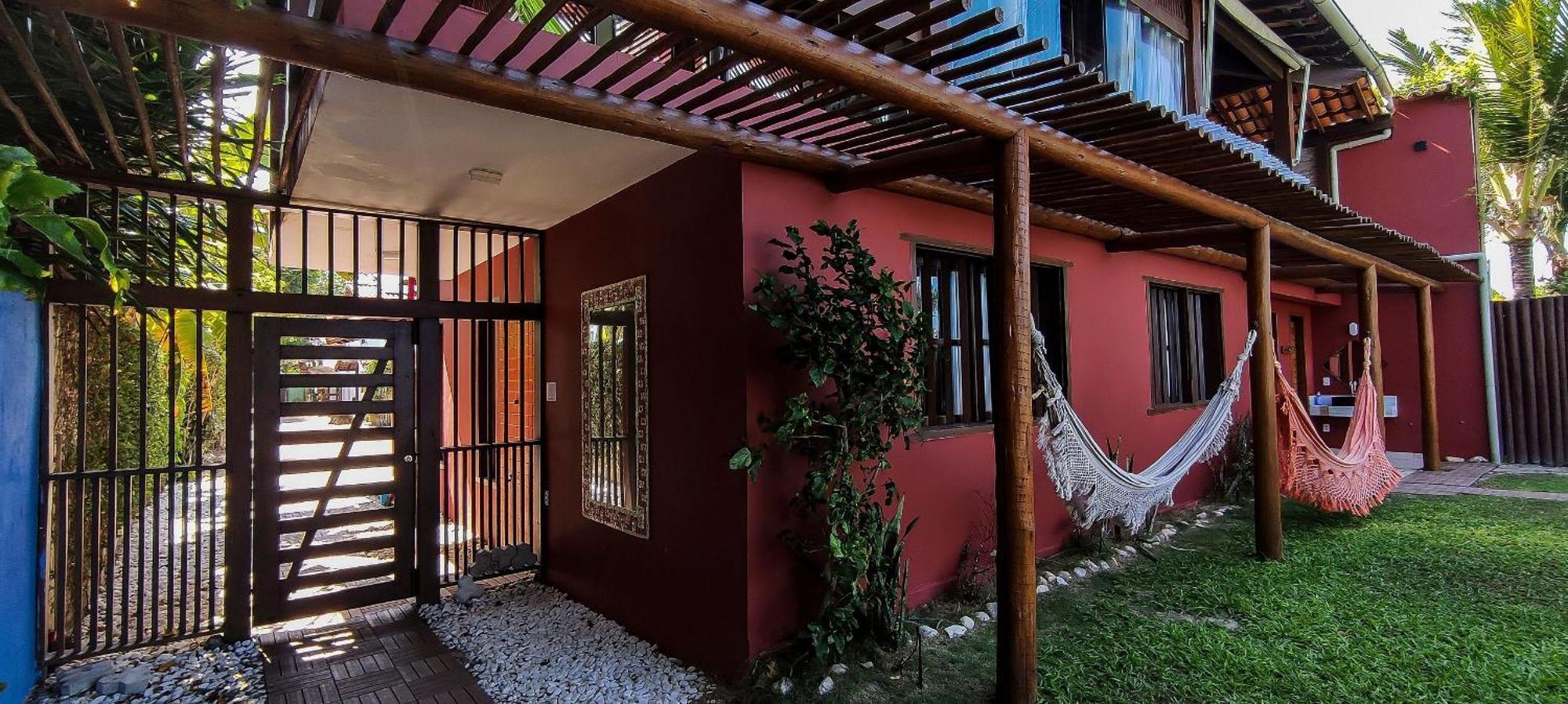 Casa De Frente Para A Praia - Arraial D' Ajuda 塞古罗港 外观 照片